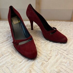 Elegant Red Women's Heels